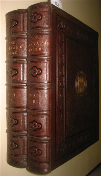 (MASSACHUSETTS.) Vaille, F.O.; and H.A. Clark. The Harvard Book: A Series of Historical, Biographical and Descriptive Sketches.